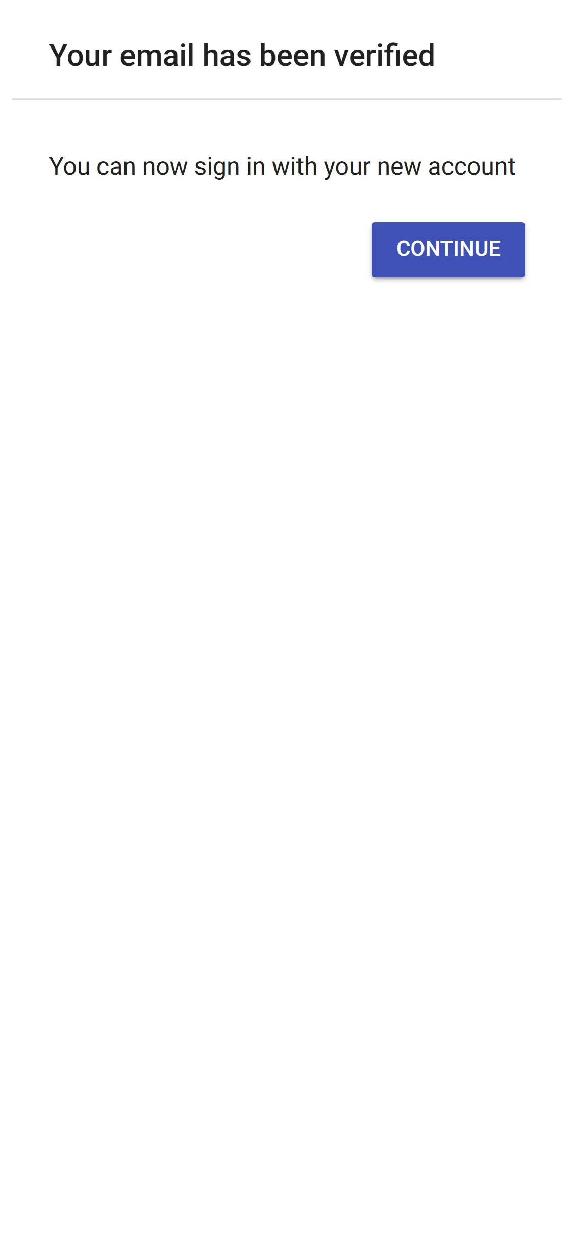 Email Verified